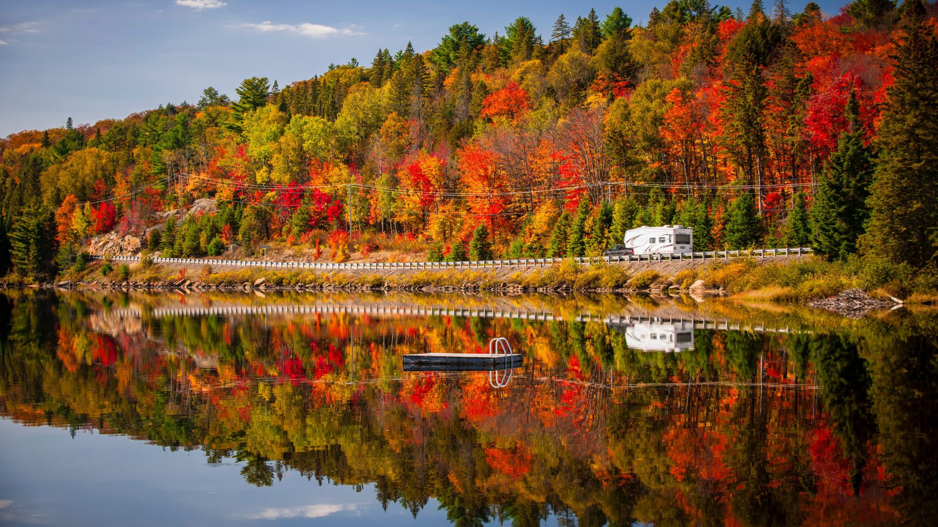 Colorful Fall Foliage in Canada